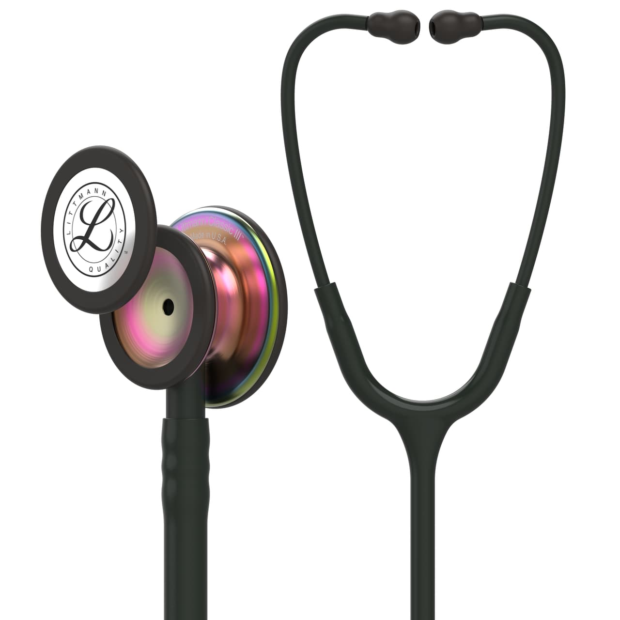 Littmann Classic III stethoscope in Rainbow Black